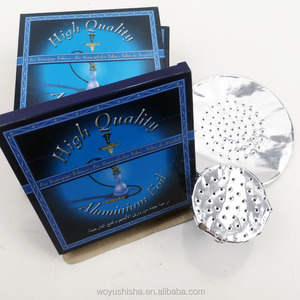 Charcoal Heating Smoke Tool Carbon <strong>Shisha</strong> Hookah Round Tin <strong>Foil</strong> Hookah <strong>Aluminum</strong> <strong>Foil</strong> - Product Image 3