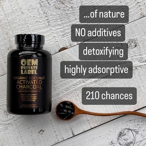 Capsules <span class=keywords><strong>de</strong></span> <span class=keywords><strong>charbon</strong></span> <span class=keywords><strong>de</strong></span> coco activé organiques Capsules <span class=keywords><strong>de</strong></span> désintoxication Utilisation pour la désintoxication, le blanchiment des dents, la santé digestive, la prévention - Product Image 4