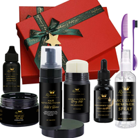 Kit de coiffure pour perruques à lacets, personnalisable avec logo, vente en gros d'usine, portable