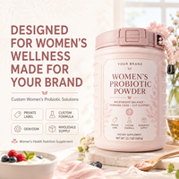 Poudre Probiotique Personnalisée pour Femmes Adultes, Marque Privée, Complément Alimentaire pour la Santé Intestinale Féminine, Sans Gluten, Végétalien, OEM ODM, Vente en Gros