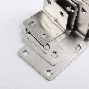 JINNATE Stainless Steel Angle Brackets L-Shaped Connectors For Furniture Hardware Partition Connection Durable Fixation - Product Image 4