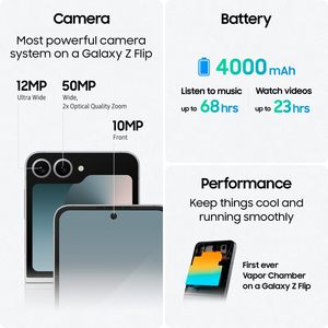 Galaxy Z Flip6 Economico di Seconda Mano 12GB+256GB/512GB Telefono Pieghevole Sbloccato Versione Globale Usato in Offerta - Product Image 4
