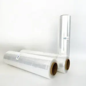 Hand Use Film Transparent PE Stretch Wrap Film With Customized Colors