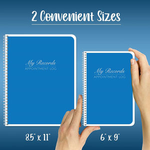 Agenda Médica, Cuaderno de Registro de Citas Médicas, Cuaderno de Registro de Citas con Orificio para Fijar Clips, Cuadernos de Registro - Product Image 6