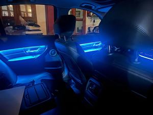 F30 F31 Plug-and-Play 2 Farben Orange und Blau für 4 Autotürverkleidungen LED High Light Mittelkonsole Ambientebeleuchtung für BMW F30 F31 - Product Image 3