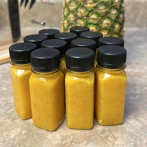 Empty 60ml PET Plastic Ginger Shot <strong>Mini</strong> 2oz Wellness Shots <strong>Bottle</strong> for Juice Soda <strong>Champagne</strong> Beverage Packaging Logo Printing - Product Image 3