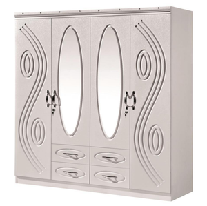 <span class=keywords><strong>Armario</strong></span> Moderno de Estilo Nuevo con Puerta Batiente, <span class=keywords><strong>Armario</strong></span> Combinado Multifuncional de Madera para Dormitorio, Muebles para el Hogar - Product Image 2