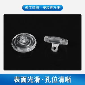 Coussinets de nez ronds en silicone transparents Keyou, type à vis, pour lunettes de soleil, accessoires confortables pour lunettes - Product Image 3