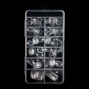 120 <span class=keywords><strong>Uñas</strong></span> <span class=keywords><strong>Postizas</strong></span> <span class=keywords><strong>para</strong></span> <span class=keywords><strong>Niñas</strong></span>, Cobertura Completa, Naturales, <span class=keywords><strong>Transparentes</strong></span>, Sin Rastro, Cortas, Ovaladas, <span class=keywords><strong>para</strong></span> Práctica de Manicura DIY - Product Image 6