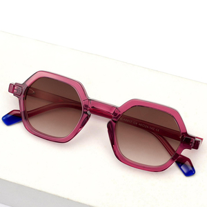 Lunettes <span class=keywords><strong>de</strong></span> <span class=keywords><strong>soleil</strong></span> polarisées tendance en acétate pour femmes, protection UV, colorées et chics, idéales pour l'été - Product Image 2