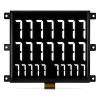 Modul Layar LCD Khusus Dispenser Autogas LPG Panel Segmen VA 24 Digit untuk SPBU LPG