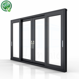 Puerta Corredera Panorámica de Aluminio para Exteriores, de Alta Resistencia y Diseño Delgado, con Doble Acristalamiento, para Patio de Villa - Product Image 3