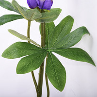 Realistiche paarse bloemen, enkelvoudige steel, zijden lupin, 82cm, Moederdag, Pasen, Kerstmis, bloemstuk voor bruiloft, huisdecoratie
