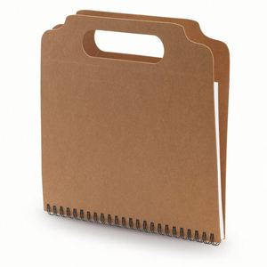 Set de Papelería Personalizable para Oficina, Regalo Ecológico Promocional, Bloc de Notas Adhesivas con Cubierta de Papel Kraft en Espiral - Product Image 3