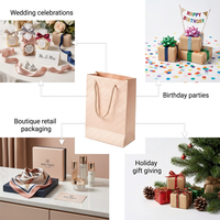Sacs cadeaux élégants GB39 pour fêtes, sacs en papier gaufré, emballages boutique pour mariages et anniversaires