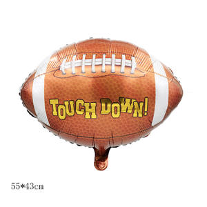 Ballons en feuille de <span class=keywords><strong>rugby</strong></span> Celetex en gros, 20 pouces, 22 pouces, impression personnalisée double face, ballons sportifs pour décorations de fête <span class=keywords><strong>à</strong></span> l'hélium - Product Image 4