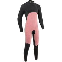 DIVESTAR Custom Front 3/2mm 4/3mm Neoprene Tahan Air Bernapas Anti Angin Super Elastis Lengan Panjang Resleting Dada Pria Surfing