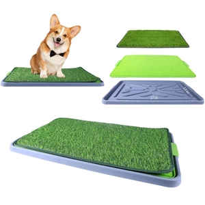 人工芝パッチ子犬犬屋内指定脱毛ペットおしっこマットパッドトイレ - Product Image 1