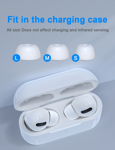 New Bee vente en gros 6 paires boîte écouteurs écouteurs remplacement embouts ensemble étui rigide <span class=keywords><strong>embout</strong></span> en <span class=keywords><strong>silicone</strong></span> pour <span class=keywords><strong>AirPods</strong></span> Pro 1er/2e - Product Image 6