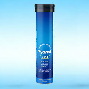 Tabletas efervescentes de alta calidad de marca privada que complementan el agua y son ricas en electrolitos, vitaminas y minerales. - Product Image 1