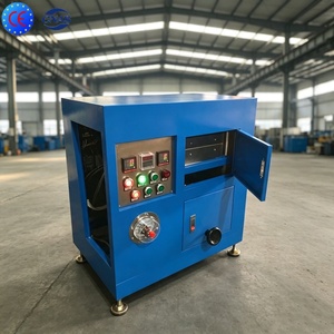 Prensa Vulcanizadora Automática de Laboratorio 1T con Pantalla Táctil para Pruebas de Curado de Caucho y Plástico, Vulcanizador Hidráulico con Calentamiento - Product Image 1