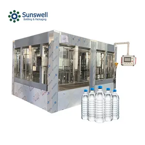 Vollautomatische komplette schlüsselfertige Abfüllanlage für Mineralwasser-PET-Bottelung