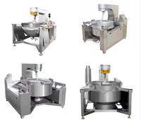Mélangeur planétaire industriel automatique pour la production de sauces (sauce chili, sauce tomate, confiture, curry et soupes)