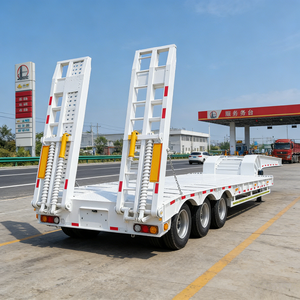 Factory Sale 60Tons 3Axles Lowbed <b>Trailers</b> NEW Semi <b>Trailers</b> - Product Image 4