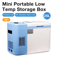 Congélateur portable compact à compresseur, -86 degrés, pour stockage médical