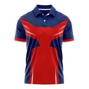 New Design Full Piece Sublimation Printing Golf Polo Shirt