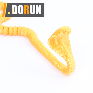 Serpente Stampato in 3D da 24 Pollici in PLA, Giocattolo Antistress Flessibile Giallo/Colorato per Decorazione Scrivania Casa e Ufficio - Product Image 3