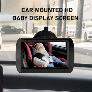 กล้องติดรถยนต์สำหรับเด็กแบบติดกระจกหลังเบาะนั่ง พร้อมจอภาพ HD ขนาด 4.3 นิ้ว สำหรับตรวจสอบความปลอดภัยของเด็กทารก ดีไซน์ได้รับสิทธิบัตร - Product Image 3