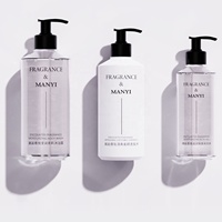 Bouteille à pompe en plastique pour shampooing à l'huile capillaire recyclée 250ml 300ml Bouteille cosmétique en plastique avec capuchon supérieur Bouteille en plastique pour savon liquide