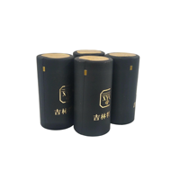 Bouchon à vis personnalisé en aluminium-plastique de qualité alimentaire anti-fuite avec logo FM-22 pour bouteilles de vin – Vente en gros