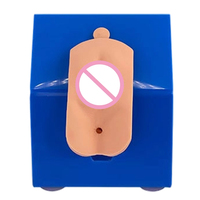 Modelo de catéter masculino de vendaje avanzado modelo de práctica de cateterismo uretral femenino con Base para entrenamiento de atención médica
