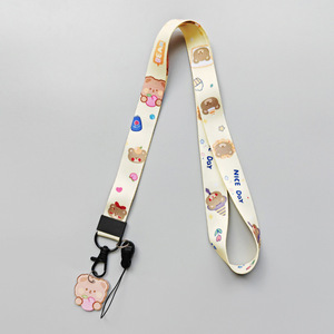 Wholesale Anime Movie Bulk Woven Rope Phone Lanyard Strap with logo Custom