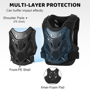 Équipement de protection pour motards, protection de poitrine pour le VTT, le cyclisme, les sports de plein air, la motocross - Product Image 3