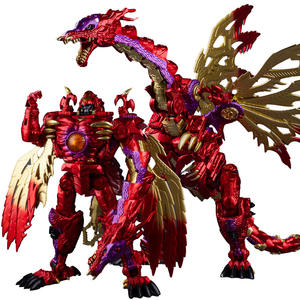 Tyrannosaurus Rex III Frozen Dragon Rouge Super Guerrier Bête Homme Transformation Plastique Agrandie Jouet Robot King Kog Maternité - Product Image 5