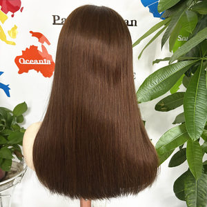 Meilleurs cheveux vierges bruts noués à la main <span class=keywords><strong>perruque</strong></span> de base en soie perruques de qualité médicale 100% cheveux humains avec capuchon de base en silicone pour <span class=keywords><strong>femme</strong></span> - Product Image 3