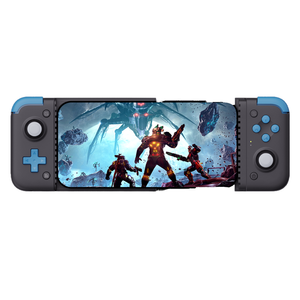 จอยสติ๊กไร้สายสำหรับเล่นเกมพร้อมปุ่มแบบ Linear  ผลิตแบบ Private Mold ใช้งานร่วมกับ Android, iOS และ PC ได้ - Product Image 1