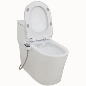 Non électrique mécanique main gauche <span class=keywords><strong>WC</strong></span> Bidet toilette Super mince double buses de lavage toilette Bidet accessoire eau froide - Product Image 4