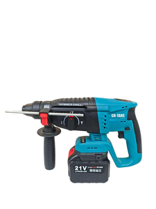 מקדחת פטיש אלחוטית 21V עם סוללת ליתיום, מנוע ללא פחמים, מומנט של 95.9 רגל-ליברה ו-4300 פעימות לדקה לקידוח בבטון עבור עבודות DIY - Product Image 4