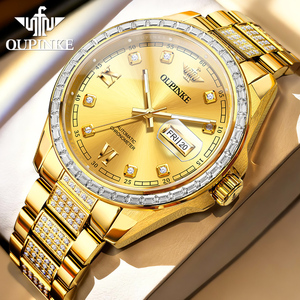 OUPINKE 3328 <span class=keywords><strong>Relojes</strong></span> Mecánicos de Movimiento Japonés Automático con Logotipo Personalizado, Resistentes al Agua y de Alta Calidad para Hombre - Product Image 4