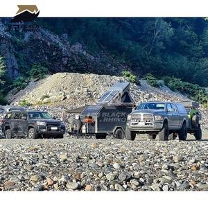 รถพ่วงพร้อมบ้านเคลื่อนที่ มินิ<span class=keywords><strong>คาราวาน</strong></span> รถพ่วงแบบมีล้อที่ 5 พร้อมสไลด์ OTR - Product Image 2