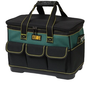 Sac de rangement pour outils en toile Oxford de haute qualité, imperméable, avec bandoulière réglable, sac à outils pour électricien - Product Image 6