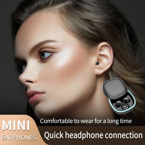 Mini écouteurs sans fil Bluetooth 5.0, commande tactile, étanches IPX4, pour le sport, la course à pied, le sommeil - Product Image 1