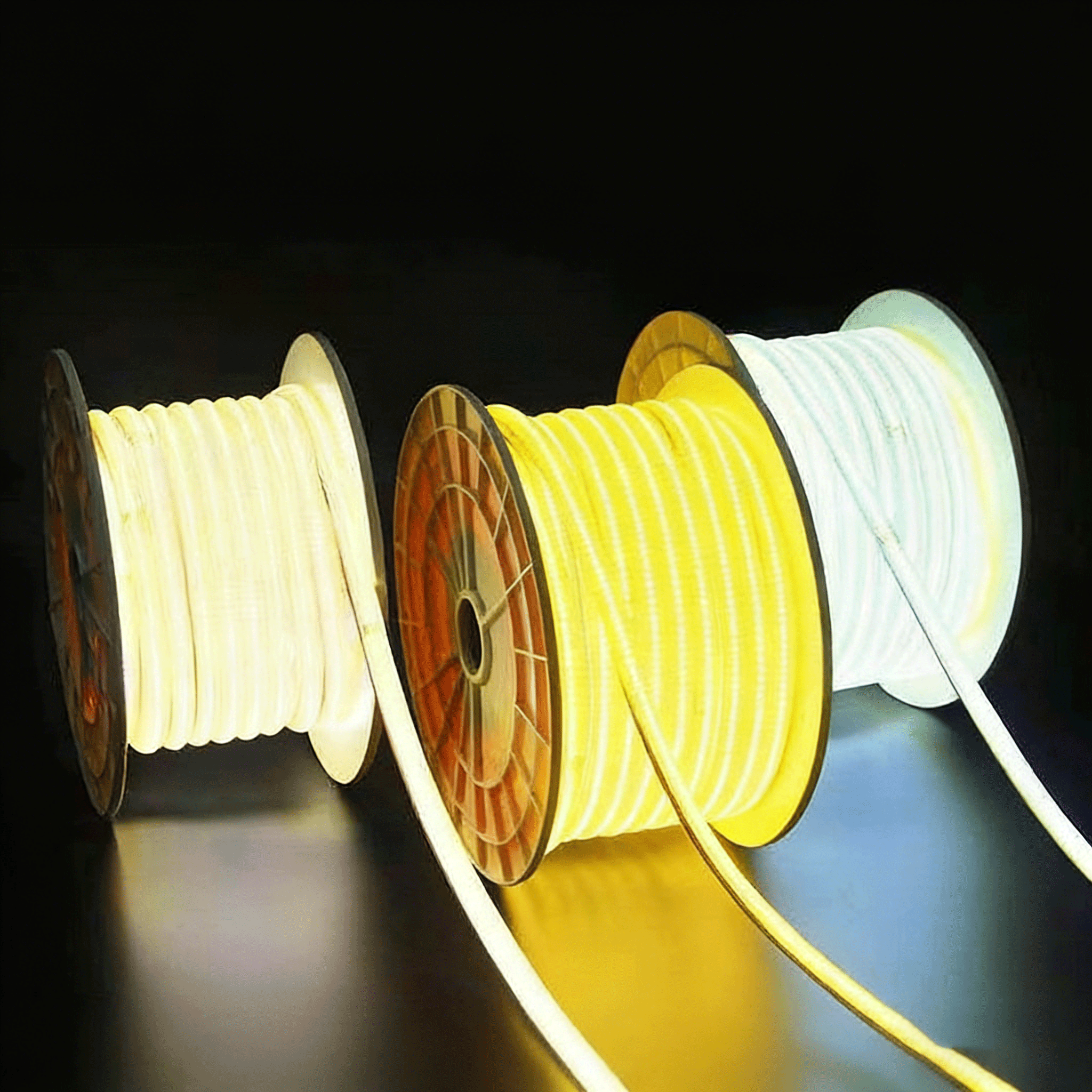 COB Led Stair Light High Quality 110V 220V COB Led Strip White 3000K 4000K 6000K Multi Color 8mm 288led/M 100M/Roll