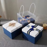 Confezione regalo di alta qualità, design a conchiglia, colore personalizzato, elegante, economico