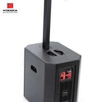Enceinte colonne active HYANKA S-1203 12 pouces, classe D, 350W + 150W RMS, DSP, système d'enceintes colonne active