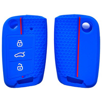 Nueva Funda para Llave de Coche, Control Remoto para VW Golf 7 GTI POLO T-Cross Touran Tiguan Skoda Octavia Rapid Kodiaq Fabia Seat Ibiza Leon